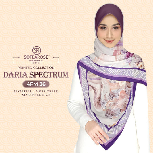 Sofearose Printed Daria Spectrum Bawal Express Instant Collection 3.0
